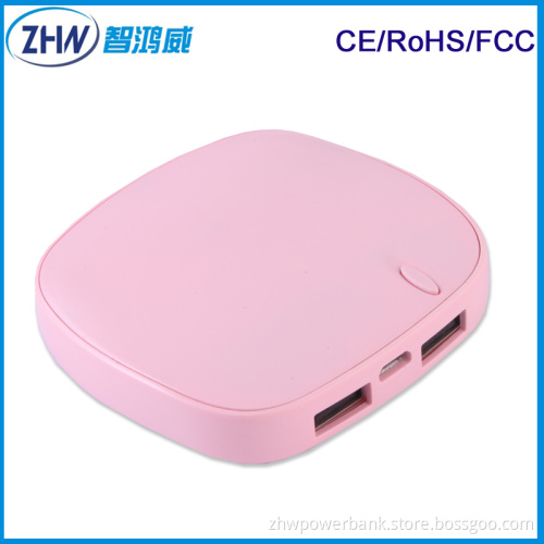 Gift Package 4 LED Phone Charger 2 Outputs 6000mAh Power Bank